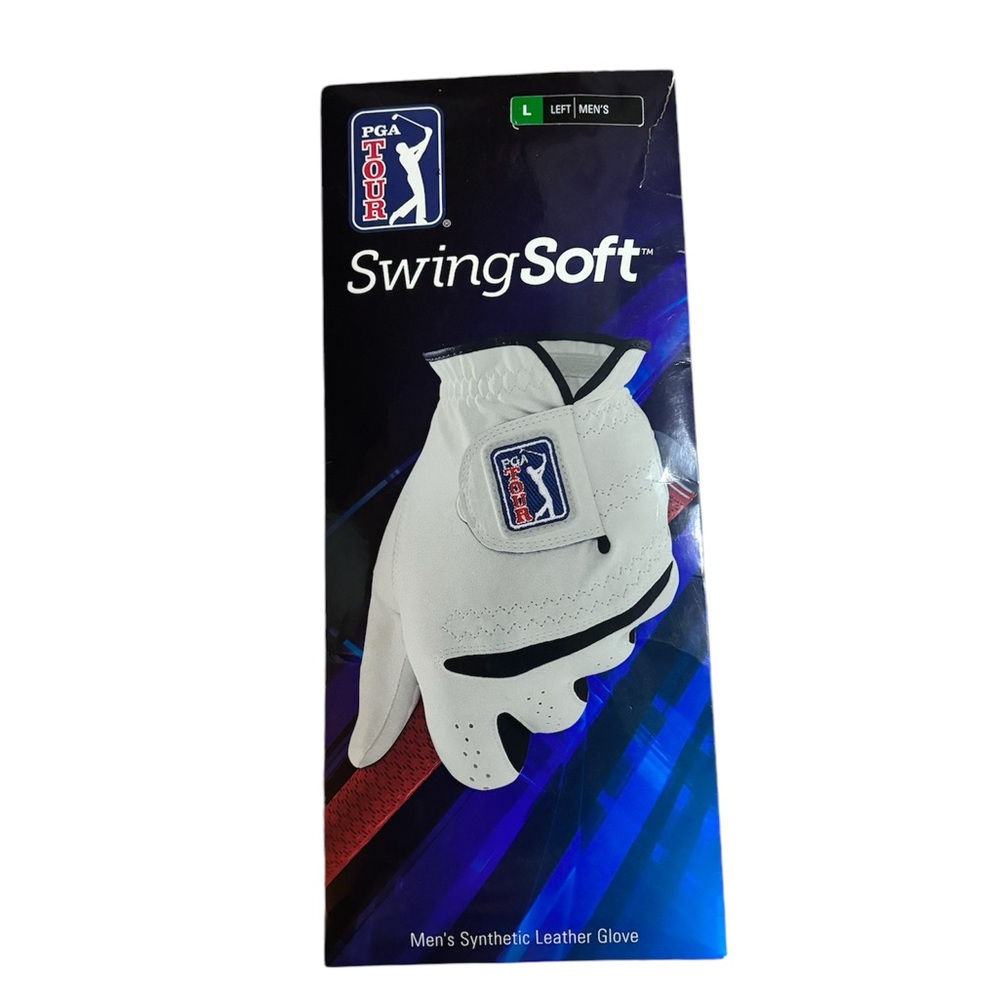 NWT IN PACKAGE PGA TOUR (SIZE LARGE LEFT) GOLF SYNTHETIC GLOVE BRIGHT WHITE